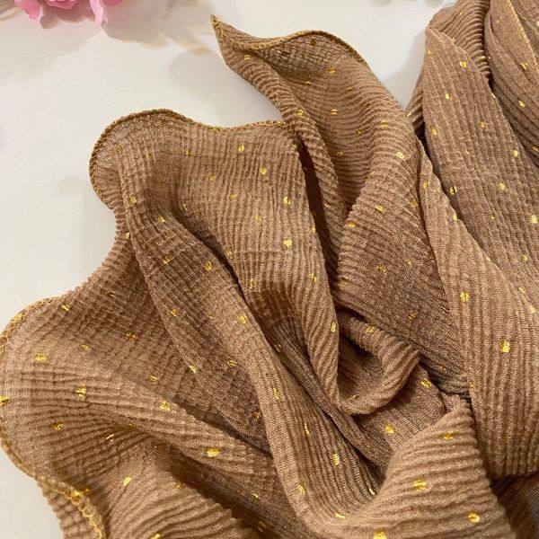 شال پلیسه جیوه ای حاشیه دلبری