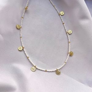 گردنبند زنانه سکه مینیمال 