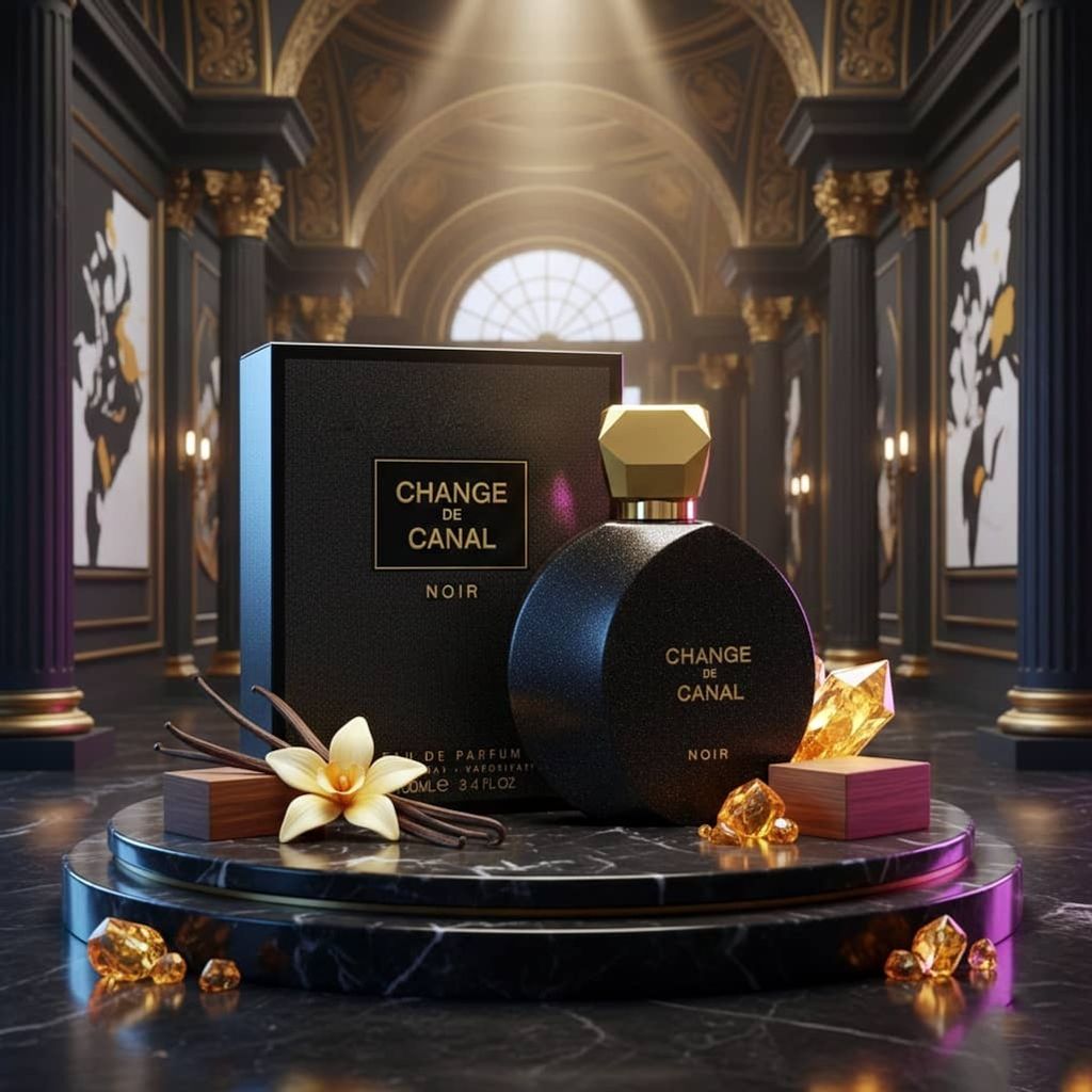 فروش اینترنتی عطر کمیاب اصل امارات زنانه چنج د کانال نویر فراگرنس ورد - 100 میل