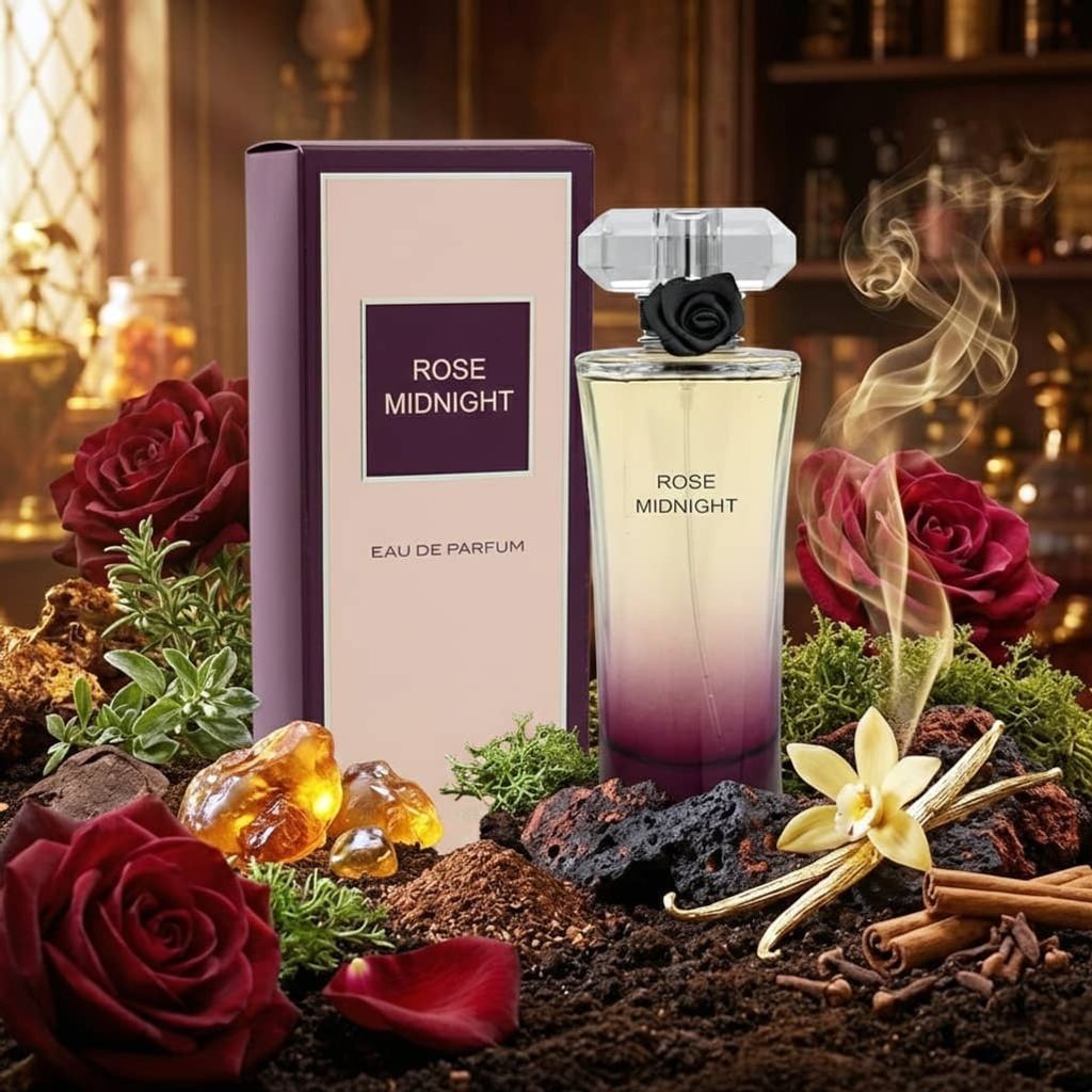 خرید اینترنتی عطر خاص اصل امارات زنانه لانکوم ترزور میدنایت رز فراگرنس ورد - 80  میل