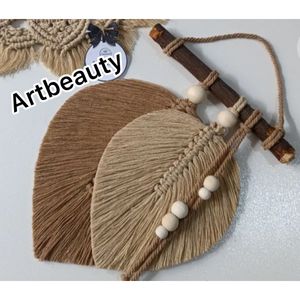 دیوارکوب برگ مکرومه ارسال رایگان طرح مینو