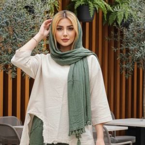شال الیاف سنگشور شده منگوله دار