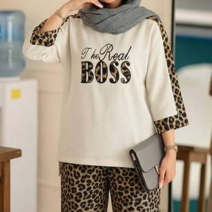 ست تیشرت شلوار BOSS پلنگی