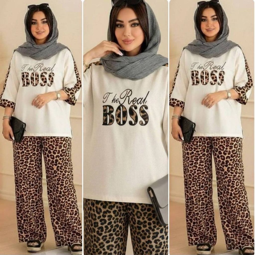 قیمت ست تیشرت شلوار BOSS پلنگی