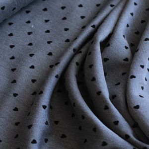 پارچه گاباردین قلبی 1257