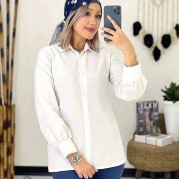 شومیز زنانه سفید