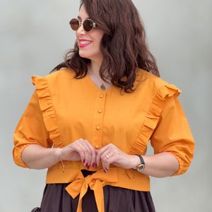 شومیز لینن زنانه سرنا