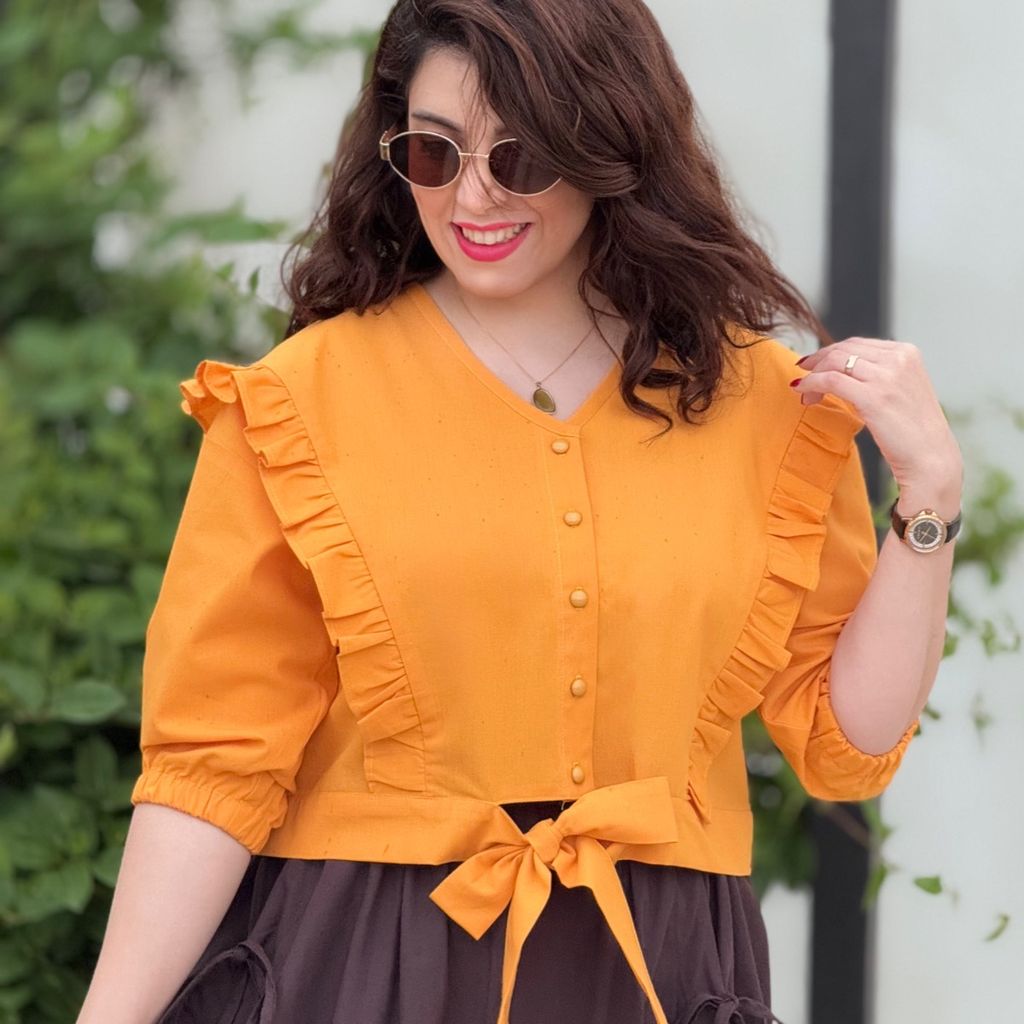 قیمت شومیز لینن زنانه سرنا