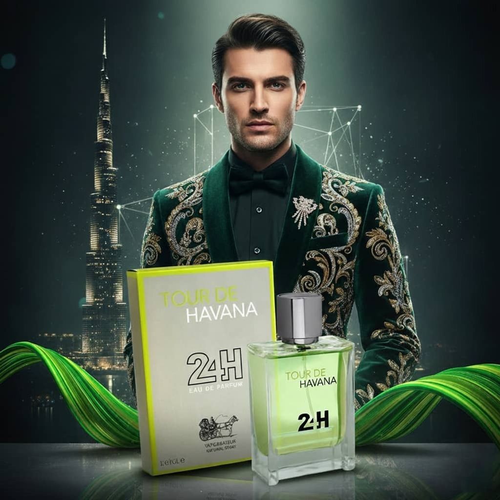 مشخصات عطر ادکلن مردانه هرمس اچ24 فراگرنس ورد اصل مدل تور د هاوانا 24 - 100 میل