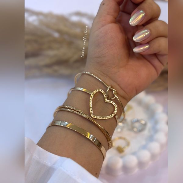 دستبند گره و قلب پکی