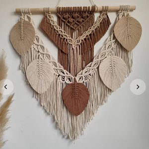 دیوارکوب برگ مکرومه طرح هانیا