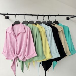 شومیز گره ای آبنباتی