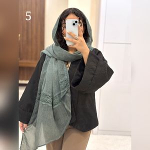 خرید اینترنتی شال وارداتی حاشیه گیپور سنگشور