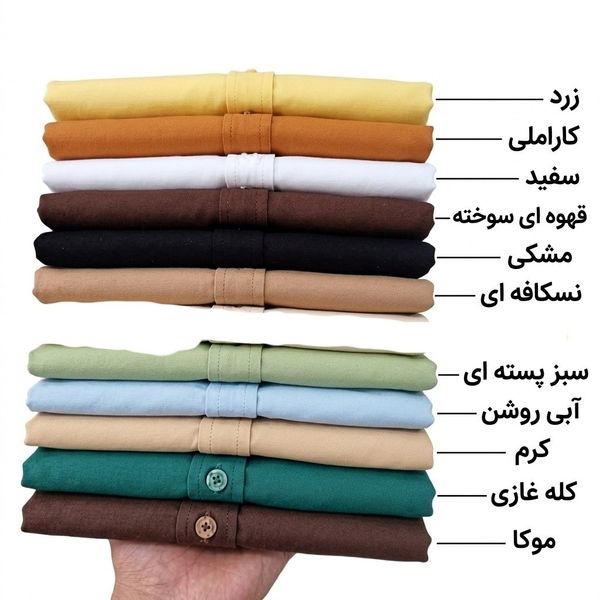 شومیز لینن باکسی گلدوزی