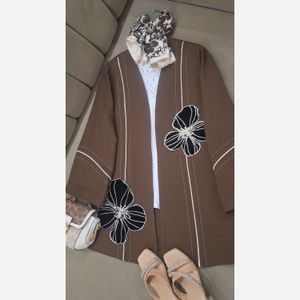 قیمت ارزان مانتو کتی مدل میرا شکلاتی