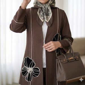 مانتو کتی مدل میرا نسکافه ای