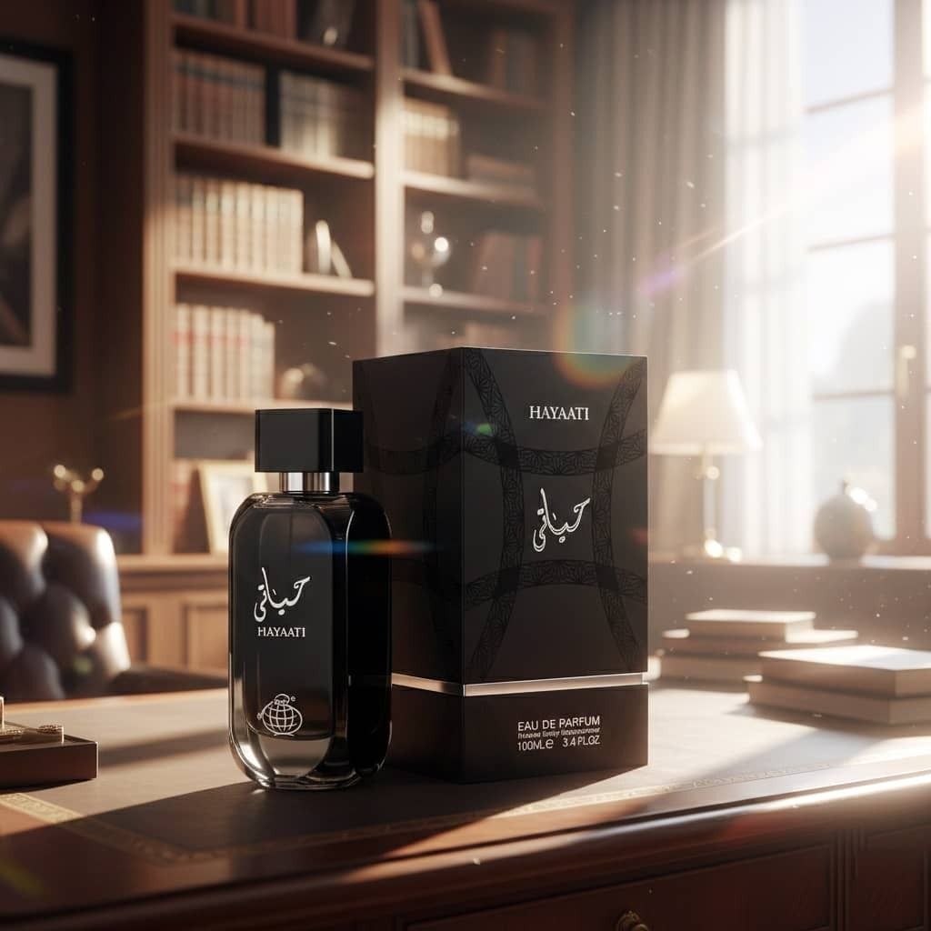 فروش اینترنتی عطر پرفروش اصل امارات زنانه حیاتی فراگرنس ورد - جعبه هارد باکس شیک