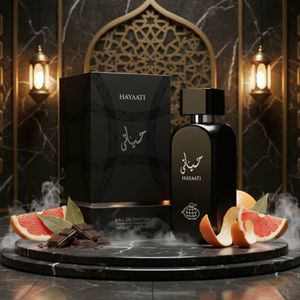 عطر پرفروش اصل امارات زنانه حیاتی فراگرنس ورد - جعبه هارد باکس شیک