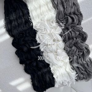خرید اینترنتی قیمت شال حصیری وارداتی دور ریش طرح کنفی
