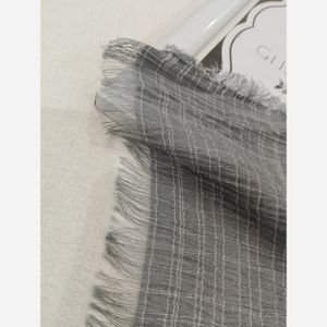 خرید اینترنتی قیمت شال برشکا پلیسه چهارخانه دور ریش رنگبندی