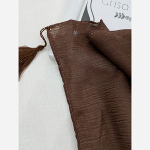 خرید اینترنتی قیمت شال پارچه درختی منگولدار