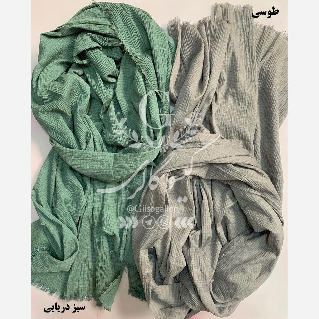 خرید اینترنتی قیمت شال پفکی اعلا دور ریش رنگبندی