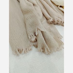 خرید اینترنتی قیمت شال پفکی اعلا دور ریش رنگبندی