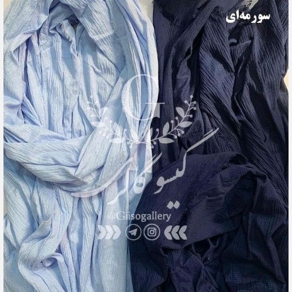 شال پفکی اعلا دور ریش رنگبندی