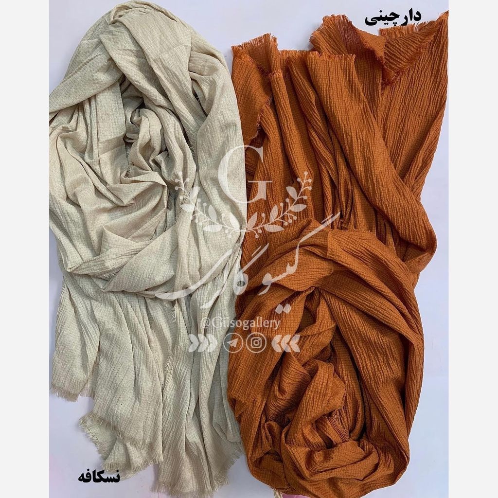 خرید اینترنتی قیمت شال پفکی اعلا دور ریش رنگبندی