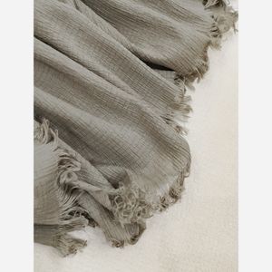 خرید اینترنتی قیمت شال پفکی اعلا دور ریش رنگبندی