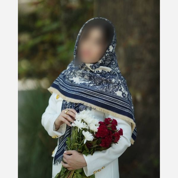 روسری موهر سه گوش طرح Dior وارداتی