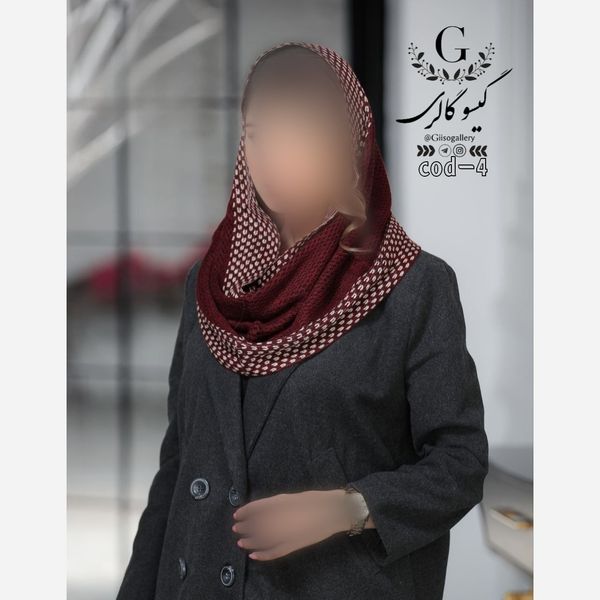شال رینگی بافت اعلا طرح ساده پاییزه رنگبندی