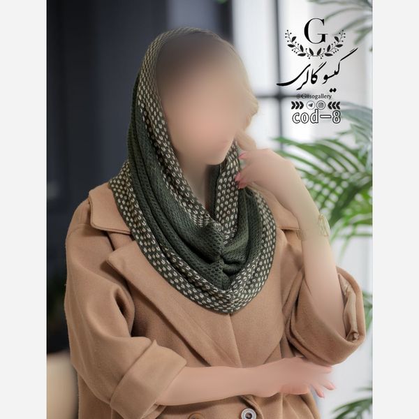 شال رینگی بافت اعلا طرح ساده پاییزه رنگبندی