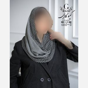 شال بافت گردنی حلقه ای (رینگی) طرحدار