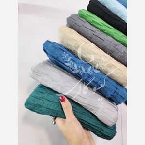 خرید اینترنتی قیمت شال پلیسه زارا منگولدار رنگبندی 