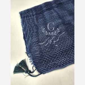 خرید اینترنتی قیمت شال پلیسه لمه مراکشی وارداتی منگولدار رنگبندی