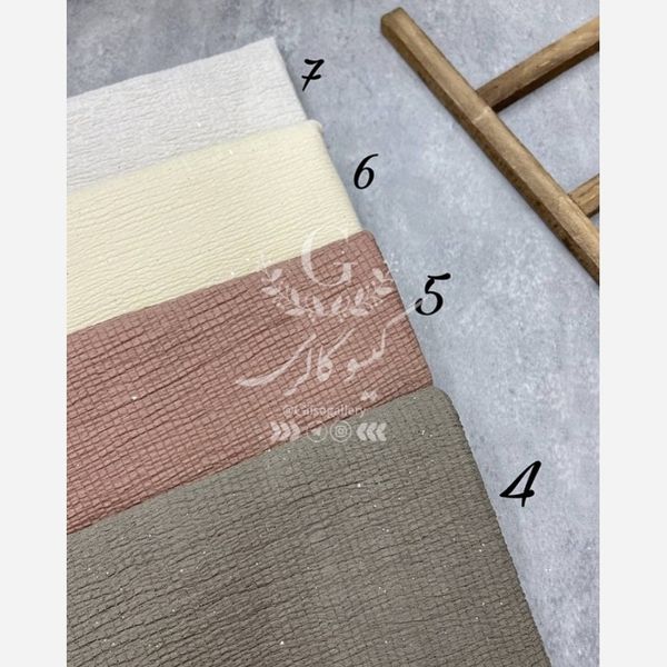 شال پفکی شایندار براق اکلیلی دور دوخت منگولدار