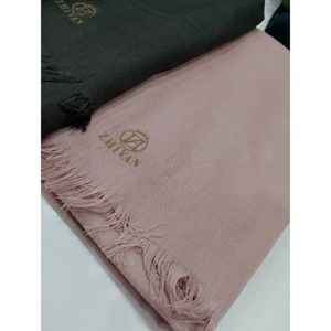 خرید اینترنتی قیمت شال پارچه نخ ترک ژیوان لب ریش رنگبندی