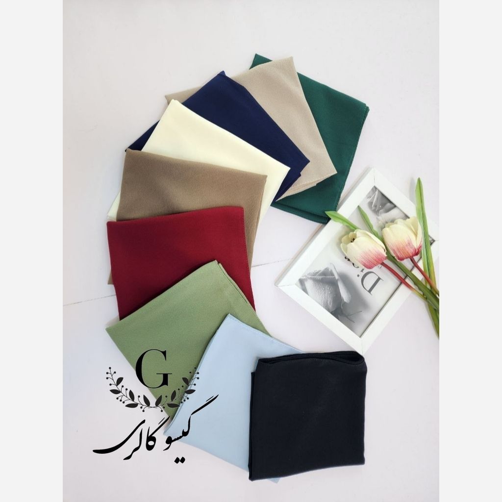 خرید اینترنتی قیمت مینی اسکارف ژرژت کرپ دور دوخت اعلا رنگبندی 