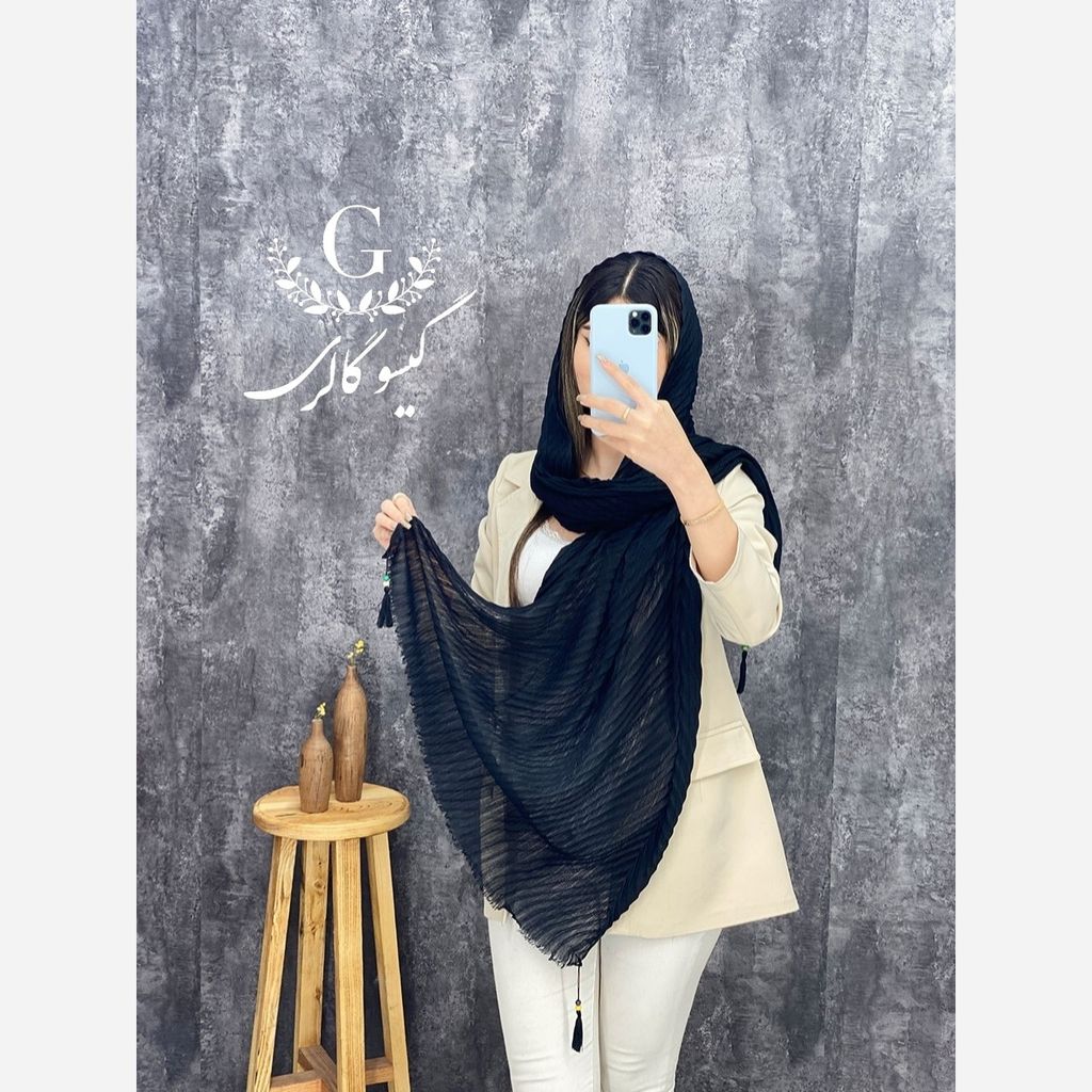خرید اینترنتی قیمت شال حصیری منگوادار اعلا رنگبندی