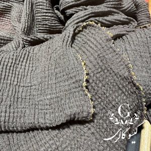 قیمت شال برشکا لب منجوق نگینی وارداتی