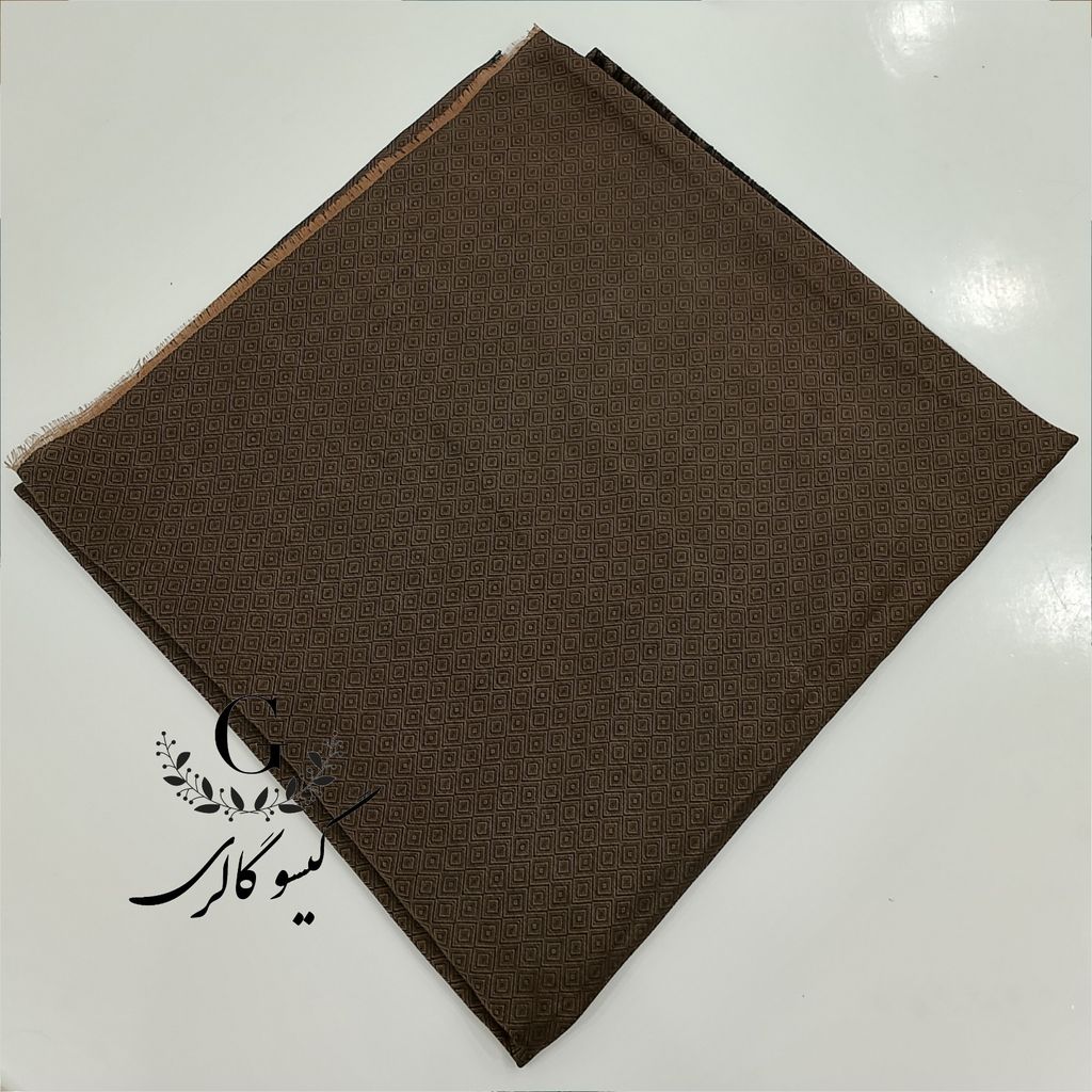 خرید اینترنتی قیمت روسری پارچه اعلا دورو زمینه سنتی قواره بزرگ لب ریش پاییزه