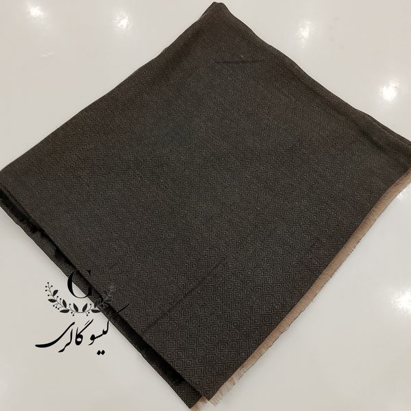 روسری پارچه اعلا دورو زمینه سنتی قواره بزرگ لب ریش پاییزه