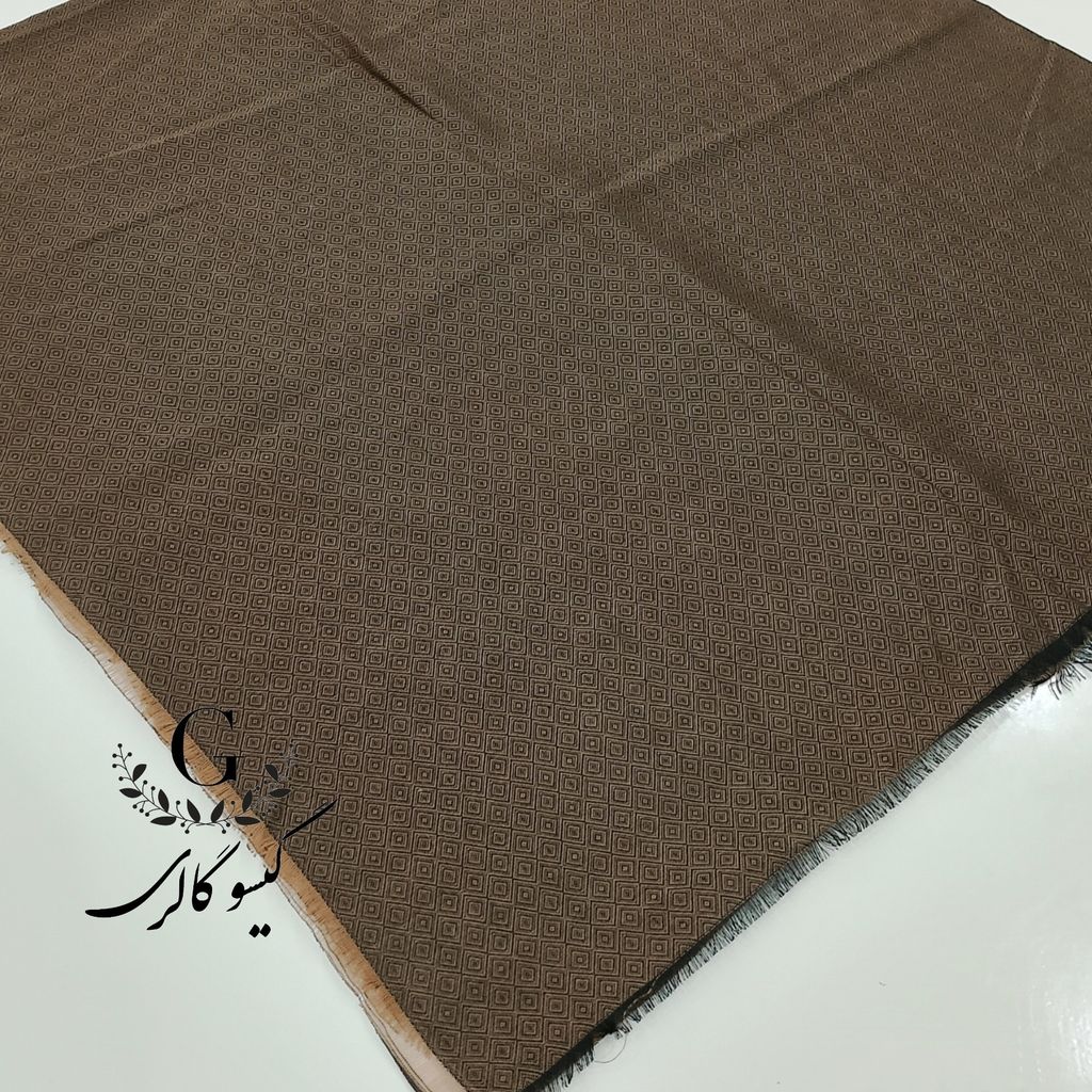 خرید اینترنتی قیمت روسری پارچه اعلا دورو زمینه سنتی قواره بزرگ لب ریش پاییزه