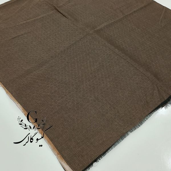 روسری پارچه اعلا دورو زمینه سنتی قواره بزرگ لب ریش پاییزه