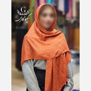 خرید اینترنتی قیمت روسری پلیسه قواره بزرگ منگولدار