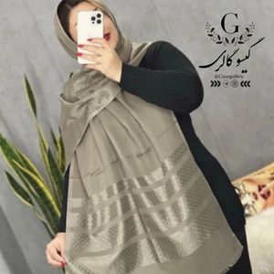 خرید اینترنتی قیمت شال نخی دستک لمه یزدی لوزی اعلا
