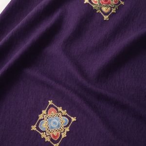 پارچه ابروبادی خامه دوزی