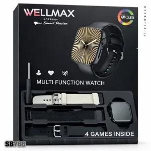 خرید اینترنتی قیمت ساعت مچی هوشمند WELLMAX SB786 سری 10 دارای چهار بازی کلی امکانات بدون رقیب