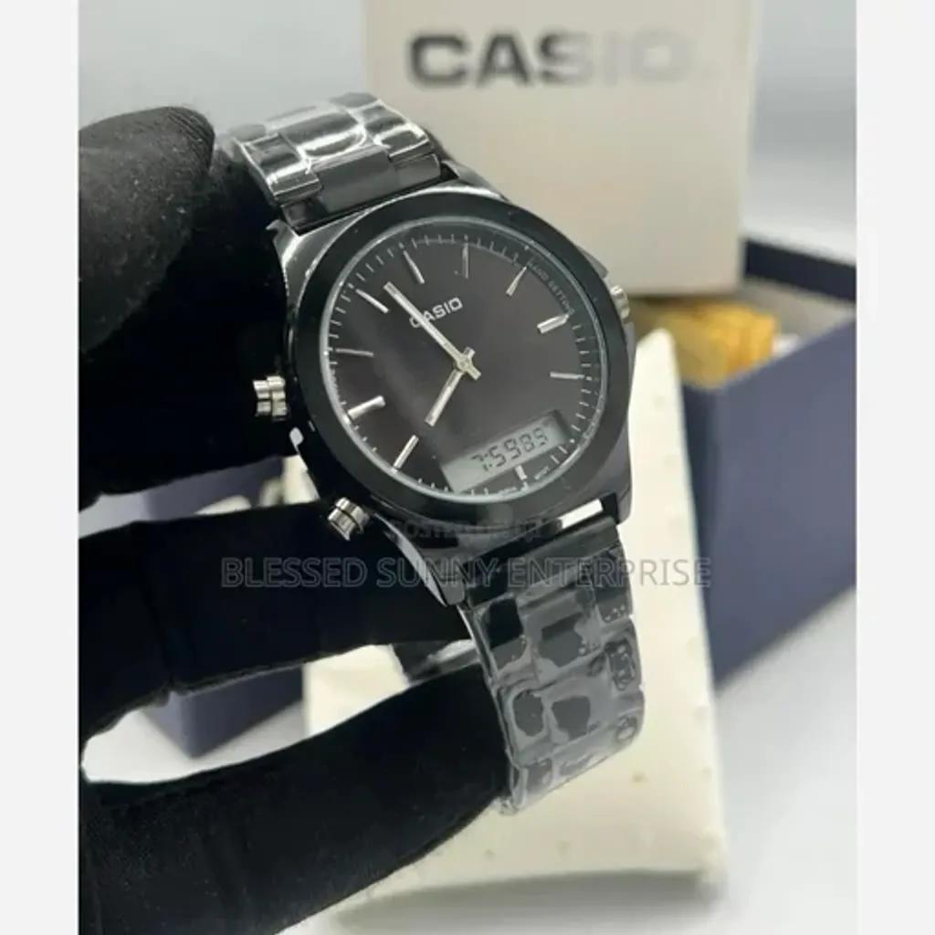 فروش اینترنتی ساعت مچی مردانه عقربه ای و دیجیتالی رنگ ثابت